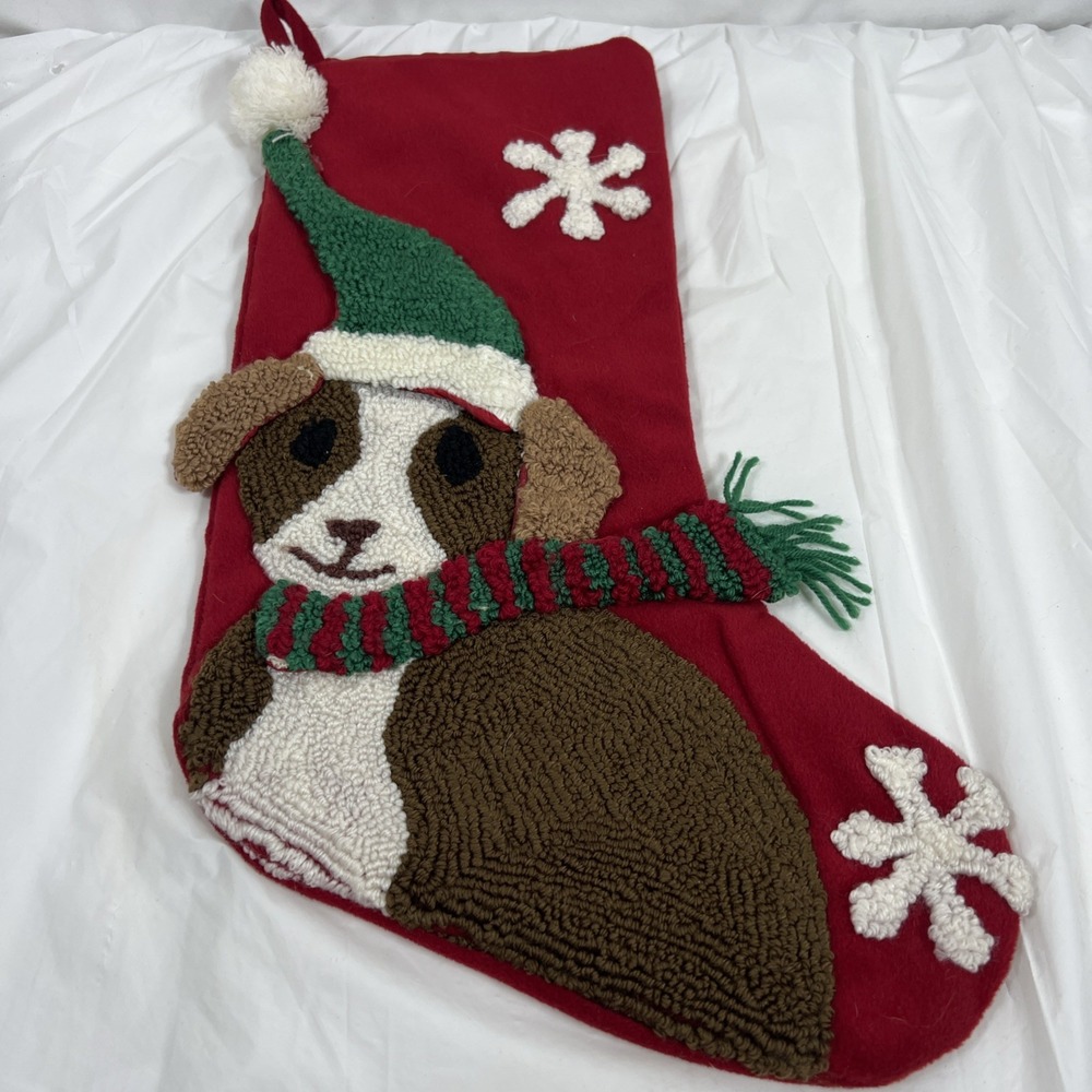jingles‎ and joy Doggie Christmas Stocking